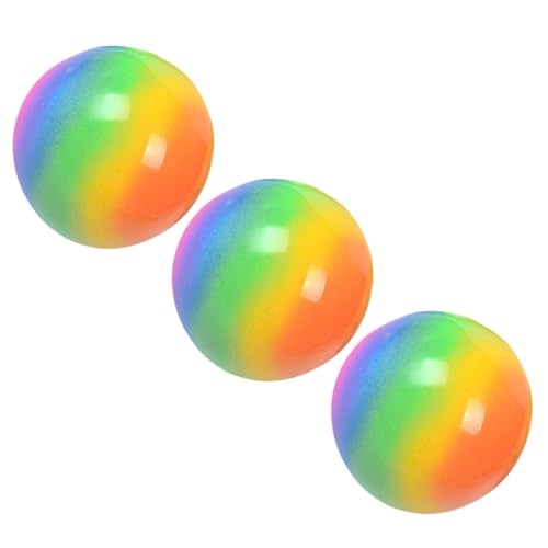 FELTECHELECTR Regenbogen-Quetschbälle 9 cm Stress-Spielzeug weiches Spielzeug zur Druckentlastung sensorische Bälle in großen Mengen für Jungen und Mädchen Erwachsene Party-Dekoration von FELTECHELECTR