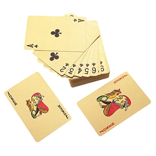 FELTECHELECTR 1 Kartenspielen pokerkarten Spielkarten Table Playing Card Ten kartenspiel Card Game Unterhaltung Spielen wasserdichte Pokerkarte Brettspiel-Requisite wasserdichte Spielkarte PVC von FELTECHELECTR