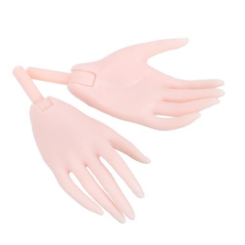 FELTECHELECTR 1 Paar Puppenpalme Puppenzubehör Selber Machen Handanzeige Puppenhände Miniatursachen Hand Schaufensterpuppe Puppenhandteile Kleine Hände Puppenteile Mini-hände Beige Plastik von FELTECHELECTR