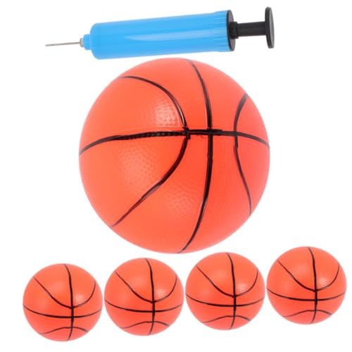 FELTECHELECTR 1 Satz Aufblasbarer Basketball Badespielzeug Poolspielzeug Roboter Zappeln Schwimmbad Blase Luftpumpe Für Schlauchboote Ballon Zauberstab Mini-Basketball Hüpfbälle Plastik von FELTECHELECTR