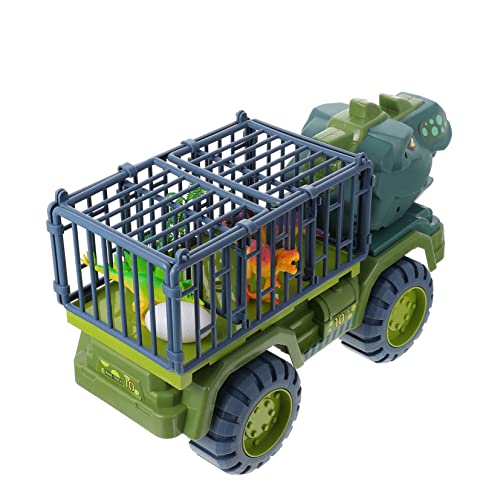 FELTECHELECTR 1 Satz Dinosaurier Ziehen Auto Zurück Monster-Truck-Spielzeug Trägheitsspielzeugauto Trägheitsauto Spielzeug Dinosaurier Trägheit Dinosaurier Kinderspielzeug Green Plastik von FELTECHELECTR