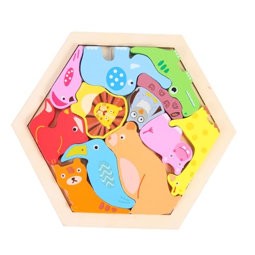 FELTECHELECTR 1 Satz Dreidimensionales Puzzle Rätsel Puzzle-Spielzeug Puzzles Für Kleinkinder Im Alter Von 1-3 Jahren Formspielzeug Puzzles Für Kinder Im Alter Von 8-10 Jahren Lernpuzzle Holz von FELTECHELECTR