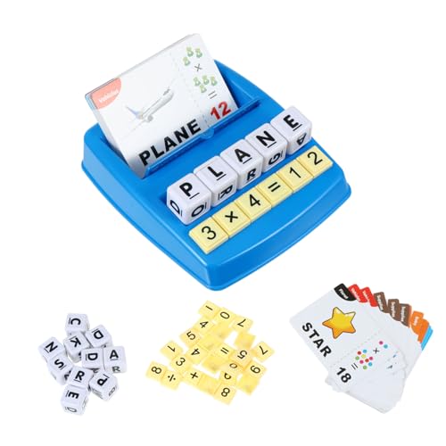 FELTECHELECTR 1 Satz Englische Spiele Buchstabenblöcke Für Kinder Puzzle Lernspielzeug Entwickelt Alphabet Spielzeug Alphabet Blöcke Lernpuzzle Wörter Lernspielzeug Mathematik von FELTECHELECTR