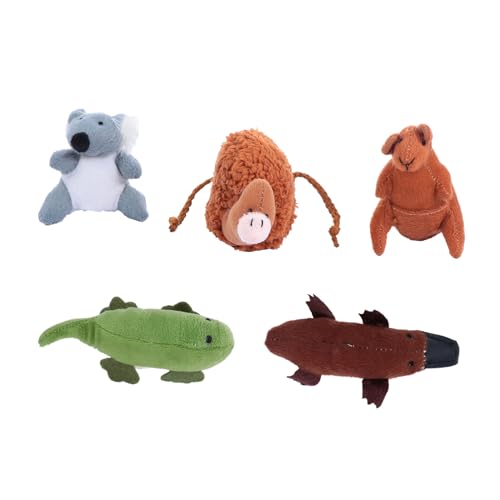 FELTECHELECTR 1 Satz Fingerpuppe Frühes Lernspielzeug Geschichte Fingerspielzeug Lehrpuppe Goodie-Bag-füller Für Weihnachtsfeiern Daumenpuppe Pp Baumwolle Kind Kleine Tiere Baby von FELTECHELECTR