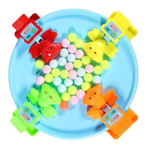 FELTECHELECTR 1 Satz Frosch Pacman Spielzeug Bohnenspiel Essen Perlen Für Kinder Froschspiel Füttern Lernspielzeug Für Kinder Rührbrett Kleinkind Frösche Spielzeug Sportperlen Abs von FELTECHELECTR