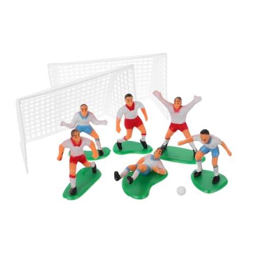 FELTECHELECTR Tortendekorationsset Für Fußballpartys Fußball-tortenaufsätze Für Jungen Fußball-tortendekorationen Mini-fußballfiguren von FELTECHELECTR