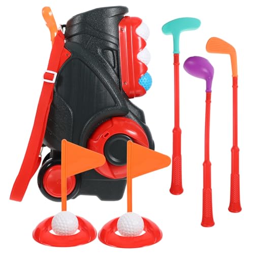 FELTECHELECTR 1 Satz Golfspielzeug Für Kinder Golfausrüstung Für Kinder Golfschläger Für Kinder Golfschläger Aus Kunststoff Kindergolfclubs Golfschläger Für Kleinkinder Sportspielzeug Black Abs von FELTECHELECTR