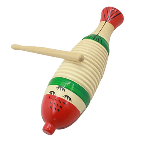 FELTECHELECTR 1 Satz Hölzernes Fisch Percussion Spielzeug Fisch Percussion Lerninstrument Anfänger Percussion Instrument Kinder Lerninstrument Pädagogisches Musikspielzeug Kinder von FELTECHELECTR