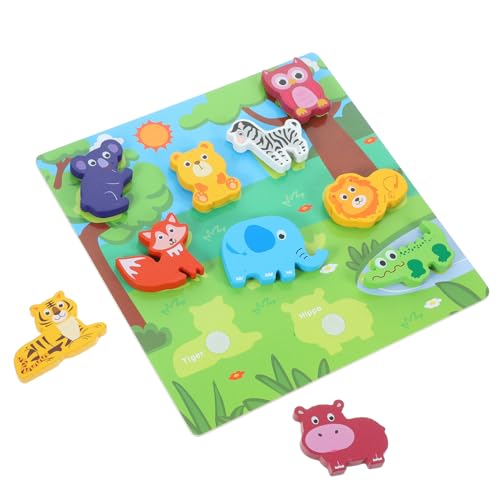 FELTECHELECTR 1 Satz Kinder lernspiel Kinder Puzzle kindergeschenk Spielzeug für die Handfertigkeit Puzzle für Kinder Puzzle-Spielzeug aus Holz Kleinkindpuzzles aus Holz von FELTECHELECTR