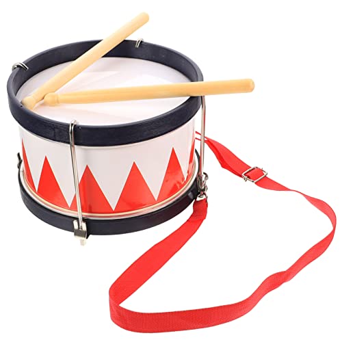 FELTECHELECTR 1 Satz Kleine Trommel Kinder Lehrreich Lernspielzeug Für Kinder Snare-Drum-trommelstöcke Kinderspielzeug Musical Musikspielzeug Für Kleinkinder Trommel Instrument Rot Metall von FELTECHELECTR