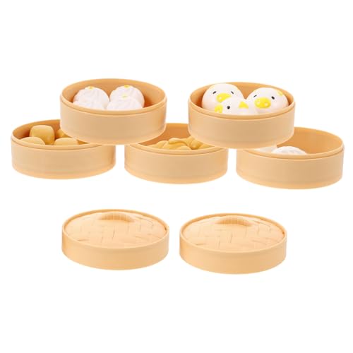 FELTECHELECTR 1 Satz Küchenspielzeug Chinesisches Essen Mini-Essen So Tun, Koche Spielset Spielküche Chinesisches Spielzeug Für Kinder Mini-Rollenspiel Küchenzubehör Für Kinder Plastik von FELTECHELECTR