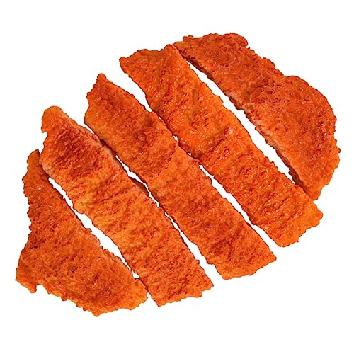 FELTECHELECTR 1 Set Gefälschte Fried Chicken Cutlet Modell PVC Konstruktion für Restaurant Bäckerei und Foto Requisiten von FELTECHELECTR