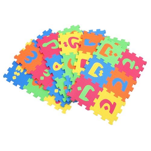 FELTECHELECTR 1 Set Faltbare Spielmatte Aus Schadstofffreiem Eva Schaumstoff Puzzlematte Mit Arabischen Buchstaben Kinder Spielteppich Für Sicheres Spielen Und Lernen Ideal Für Kleinkinder von FELTECHELECTR