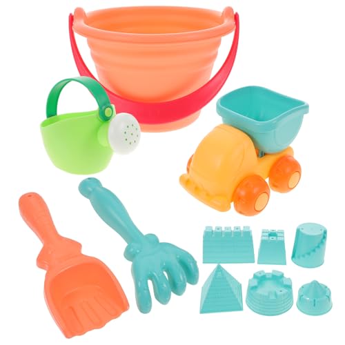 FELTECHELECTR 1 Set Faltbares Sandspielzeug Für Den Strand Babyspielzeug Mit Eimer Schaufel Und Badespielzeug Aus Ideal Für Outdoor Aktivitäten Und Reisen Inklusive Netz Für von FELTECHELECTR