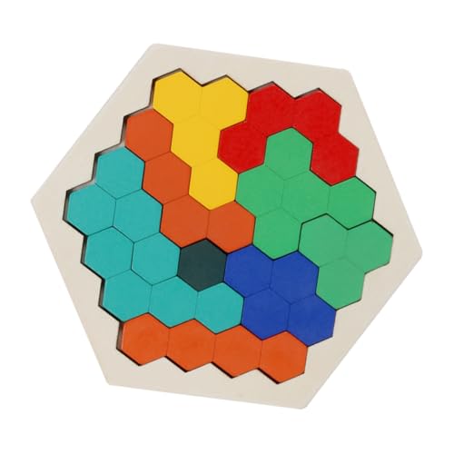 FELTECHELECTR 1 Set Geometrie Puzzles Spielzeug Puzzles Für Frühes Lernen Holzpuzzles von FELTECHELECTR