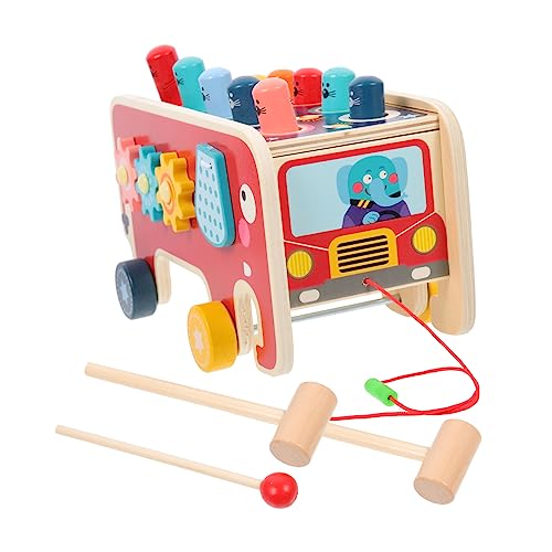 FELTECHELECTR 1 Set Holzhammer Klopfspielzeug Mit Xylophon Pädagogisches Holzspielzeug Zur Der Hand Augen Koordination Für Kleinkinder Und Vorschulkinder Spielzeug Für Kreative von FELTECHELECTR