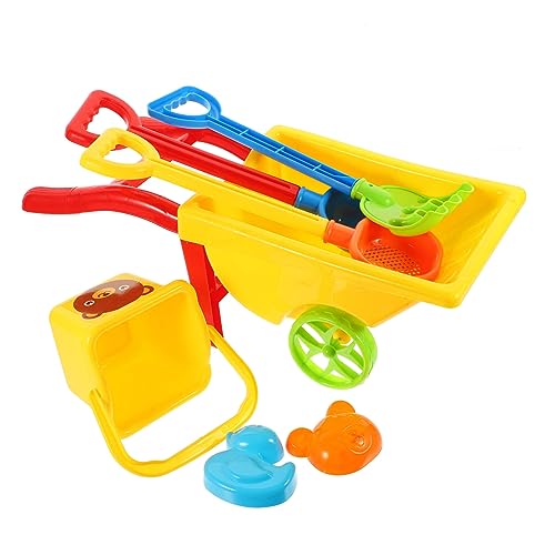 FELTECHELECTR Sandspielzeug Set Für 7 Teiliges Strandspielzeug Für Sand Und Wasser Praktische Und Langlebige Spielzeuge Für Den Strand Farben Und Stile Zufällig Ideal Für Outdoor Spiele von FELTECHELECTR