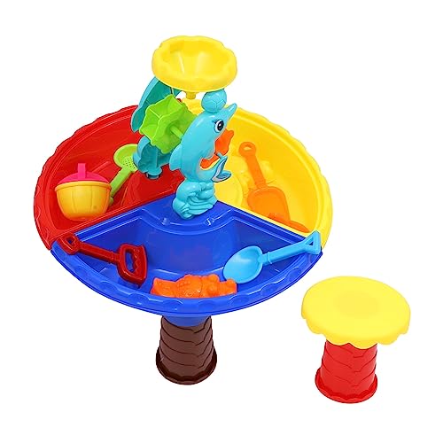 FELTECHELECTR 1 Set Kinder Strandtisch Strandspielzeug Spielzeugset Strand Sandspielzeug Graben Sandwerkzeuge Sand Wassertisch Sandkasten Zubehör Für Kleinkinder Sandkastenspielzeug Für Kinder von FELTECHELECTR