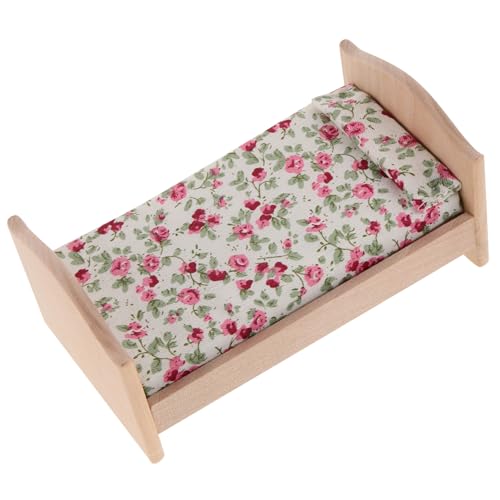 FELTECHELECTR 1 Set Miniatur Puppenbett öbel Für Kinder Bezauberndes DIY Zubehör Für Miniatur Schlafzimmer Ideal Für Puppenspielzeug Und Puppenhaus Einrichtung von FELTECHELECTR