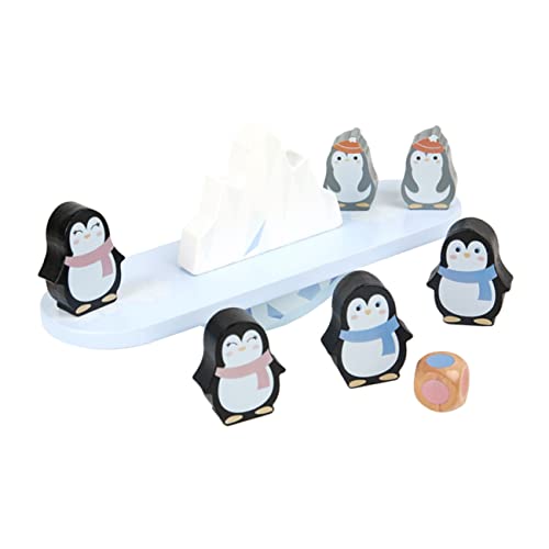 FELTECHELECTR 1 Set Pinguinform Bausteine ​​Spielzeug Pinguin Balancierende Stapelblöcke Pinguin Lernspielzeug Pinguinmodell Balancierende Bausteine von FELTECHELECTR