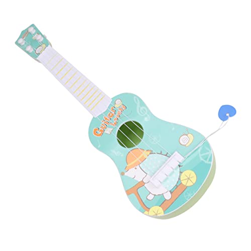 FELTECHELECTR 1 Stück 4 Saiten Igelmuster Akustikgitarre Kindermusikspielzeug Musikgitarre Spielzeug Ukulele Musical Kinderspielzeug Musikspielzeug Minigitarre Kleinkind Ukulele Spielzeug Blau von FELTECHELECTR