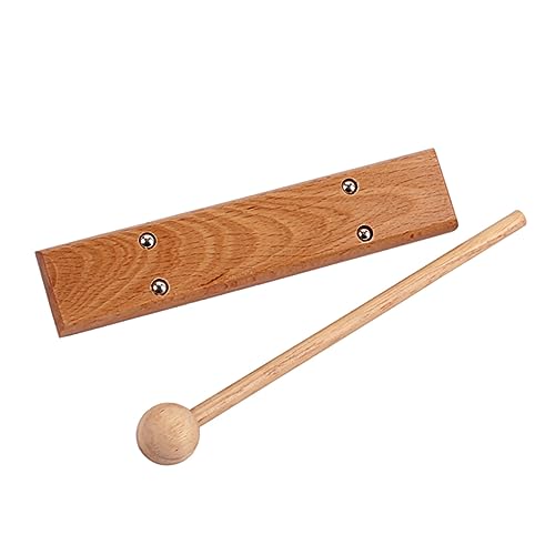 FELTECHELECTR 1 Ton Tischglockenspiel Aus Holz Für Kleinkinder Hellbraunes Percussion Musikspielzeug Zur Der Musikalität Und Motorik Ideales Für Kleine Entdecker von FELTECHELECTR