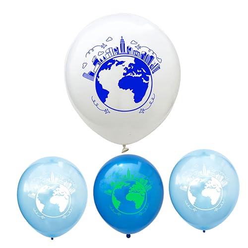 FELTECHELECTR 10 Stück 12 Partyballons Heliumballons Ballons Dekoration goldene Luftballons Festivalballons Planetenballons deckenverkleidung dekoringe Latexballons Partyzubehör Blue von FELTECHELECTR