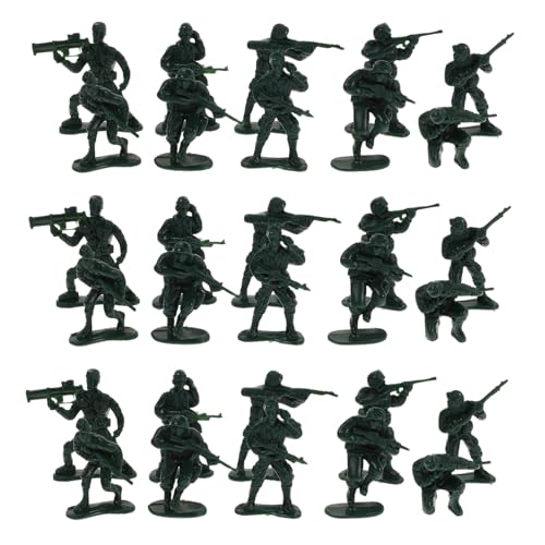 FELTECHELECTR 100 STK Soldatenmodell Actionfiguren Der Armee Spielzeugsoldaten Armeespielzeug Aus Kunststoff Miniatur-soldatenfiguren Armeesoldaten Spielzeugfiguren Armee Jungs Green Plastik von FELTECHELECTR