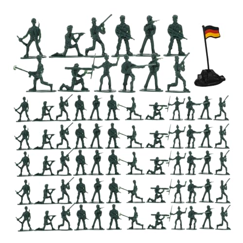 FELTECHELECTR 100st Mini-soldatenmodell Mini-People-Modelle Miniaturmenschenmodelle Menschenfiguren Für Kinder Soldaten-actionfiguren Minifigur Kinderversorgung Mikro-landschaftsdekore Plastik von FELTECHELECTR