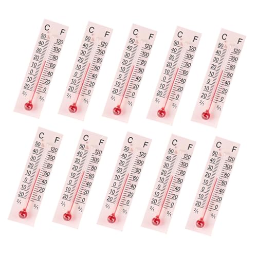FELTECHELECTR 10stücke Teiliges Puppenhaus-Thermometer Modell Maßstab Miniatur Analogthermometer Für Puppenhausmöbel Zur Temperaturmessung FELTECHELECTR 10stücke Teiliges Puppenhaus-Thermometer Modell Maßstab Miniatur Analogthermometer Für Puppenhausmöbel Zur Temperaturmessung von FELTECHELECTR