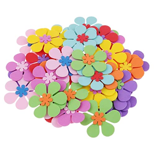 FELTECHELECTR 120 Stück Dekorative Schaumstoffblumen Filzblumenbunte DIY Bastelblumen Kleine Ornamente für Kindergarten und Schulzimmerdekoration FELTECHELECTR 120 Stück Dekorative Schaumstoffblumen Filzblumenbunte DIY Bastelblumen Kleine Ornamente für Kindergarten und Schulzimmerdekoration von FELTECHELECTR