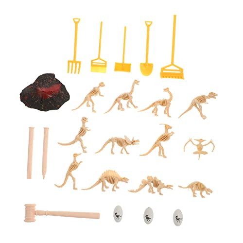 FELTECHELECTR 120 Teiliges Dinosaurier Skelett Ausgrabungsset Für Kinderspielzeug Dinosaurier Ei Ausgrabungsset Ausgrabungsset Für Kinder Dinosaurier Ei Set Ausgraben Dinosaurier Set von FELTECHELECTR