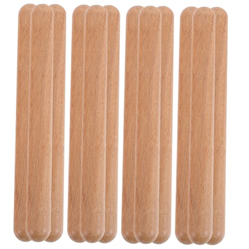 FELTECHELECTR 12St Teig Shaker-Spielzeug für Kinder Lernspielzeug für Kinder Rhythmusstäbe kinderinstrumente musikinstrumente für Kinder Rhythmus-Sticks pädagogisches Werkzeug für Kinder hölzern von FELTECHELECTR