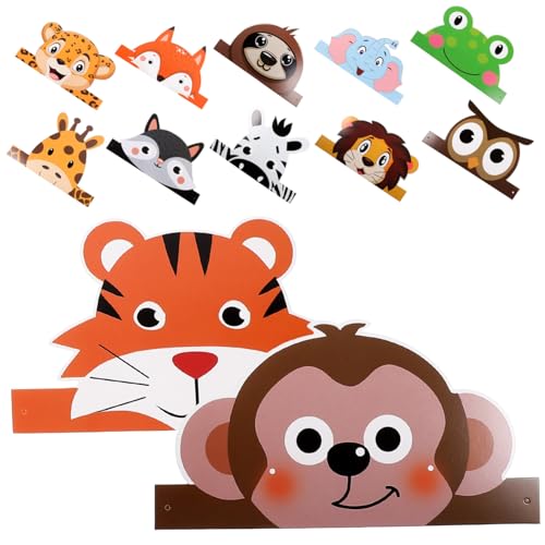 FELTECHELECTR 12stücke Dschungel Tiere Papier Geburtstags-hüte Für Junge Mädchen Leichte Partyhüte Für Tier-mottopartys Und Geburtstagsfeiern Dekoration Für Unvergessliche Feierlichkeiten FELTECHELECTR 12stücke Dschungel Tiere Papier Geburtstags-hüte Für Junge Mädchen Leichte Partyhüte Für Tier-mottopartys Und Geburtstagsfeiern Dekoration Für Unvergessliche Feierlichkeiten von FELTECHELECTR