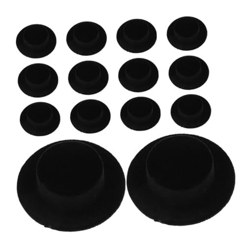 FELTECHELECTR 15 Stück Teiliges Miniatur Puppenhut aus Flockiertem Harz Langlebige Kleine Zylinderhüte für DIY Bastelarbeiten Puppenbekleidung Handwerksprojekte und Dekorative Mini Hüte FELTECHELECTR 15 Stück Teiliges Miniatur Puppenhut aus Flockiertem Harz Langlebige Kleine Zylinderhüte für DIY Bastelarbeiten Puppenbekleidung Handwerksprojekte und Dekorative Mini Hüte von FELTECHELECTR