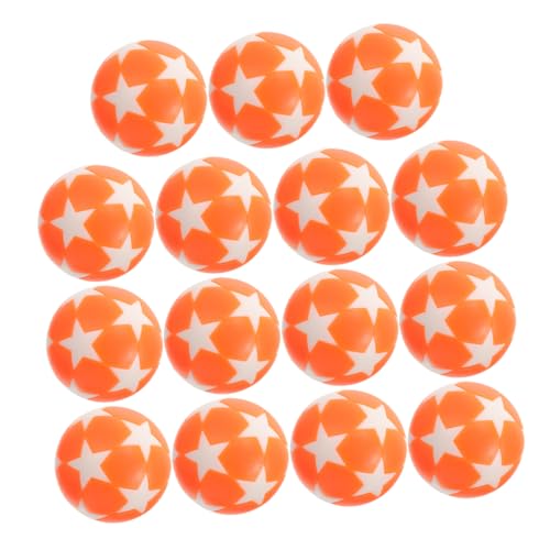 FELTECHELECTR 15St Kicker Zubehör tischfußball plastikball Mini Fussball Plastik Ball Fussball Accessoires Foosball Fußball Ball Tischkicker Ersatz Tischspielbälle Zubehör für Tischspiele Orange von FELTECHELECTR