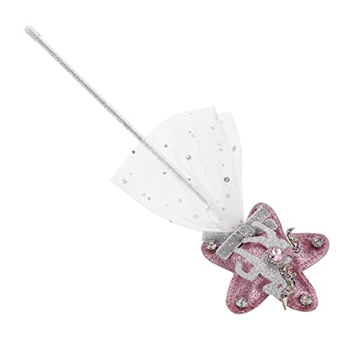 FELTECHELECTR 1Stk Zauberstab für kindergeschenke geschenketueten adventsgeschenke Unicorn Party Fee für Kinderkleidung Kostüm-Requisite Stoff Rosa von FELTECHELECTR