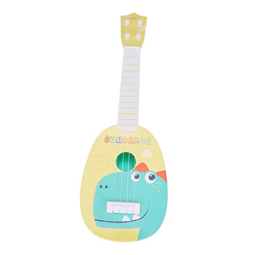 FELTECHELECTR 1stk Kinder Gitarreninstrument Spielzeug Frühes Musikalisches Lernspielzeug Kinderspielzeug Ukulele Spielzeug Für Kinder Musikspielzeuggitarre Gitarre Für Kleinkinder 1-3 Yellow von FELTECHELECTR