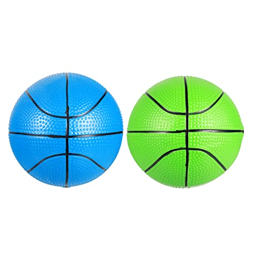 FELTECHELECTR Lernspielzeug 2 Stück Mini-Basketball für Jungen und Mädchen 6 Zoll weiches Sprungspielzeug PVC-Springbälle geschlossene Luftdüse Indoor-Sportspiel von FELTECHELECTR