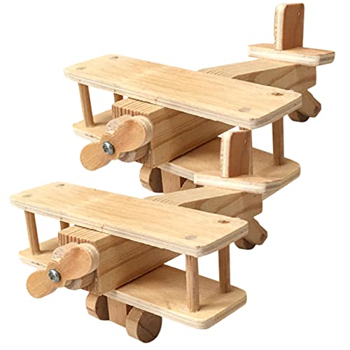 FELTECHELECTR 2 Sätze DIY Holzpferd -Kettensäge Kinderspiele Baggerspielzeug Stielspielzeug Kinderspielzeug Puzzle 3D-Modell zusammenbauen Montageprojekt für von FELTECHELECTR