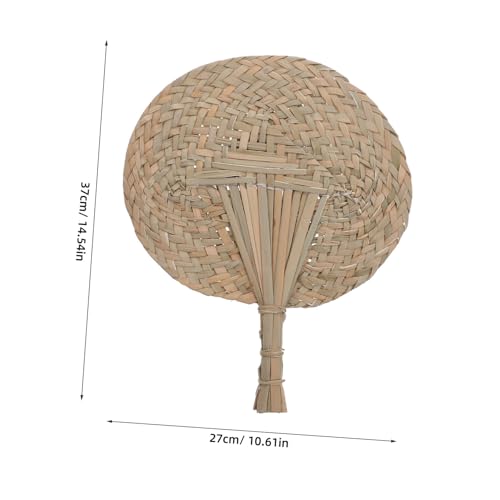 FELTECHELECTR 2 Stk. Handgefertigter Großer Tragbarer Kühlfächer aus Weizenstroh Natürliche Sommerdekoration Vielseitig als Wanddeko Party und Strandaccessoire Teiliges FELTECHELECTR 2 Stk. Handgefertigter Großer Tragbarer Kühlfächer aus Weizenstroh Natürliche Sommerdekoration Vielseitig als Wanddeko Party und Strandaccessoire Teiliges von FELTECHELECTR