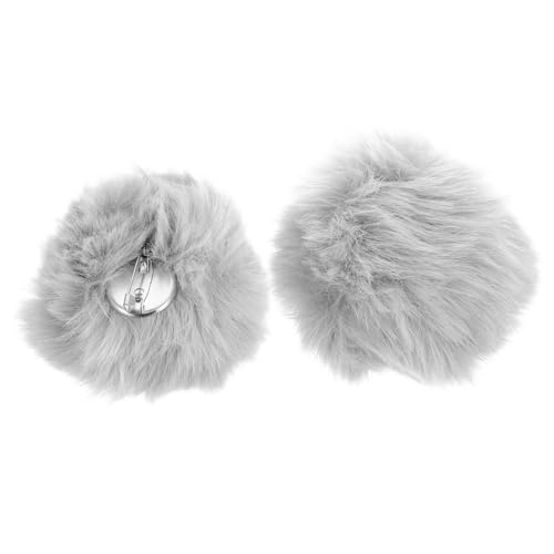 FELTECHELECTR 2 Stück Hasenschwanz Plüschball Cosplay Kostüme Hasenschwanz Kostümzubehör Kostüme Hasenschwanz Hasenzubehör Kaninchen Cosplay Flauschiger Pompon Schuhclips von FELTECHELECTR