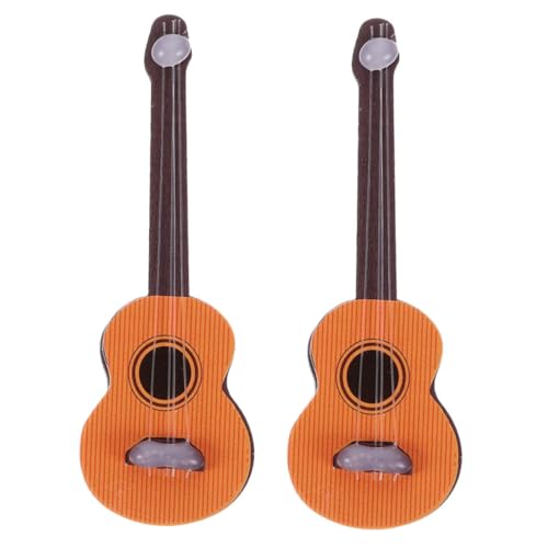 FELTECHELECTR 2 Stück Miniatur Holzgitarre Vintage Dekorative Mini Gitarrenmodelle aus Holz Robuste Miniaturinstrumente für Puppenhaus Foto Requisite und DIY Projekte Retro Textur Langlebig und FELTECHELECTR 2 Stück Miniatur Holzgitarre Vintage Dekorative Mini Gitarrenmodelle aus Holz Robuste Miniaturinstrumente für Puppenhaus Foto Requisite und DIY Projekte Retro Textur Langlebig und von FELTECHELECTR