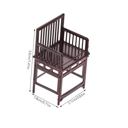 FELTECHELECTR 2 Stück Miniatur Stuhl Vintage Abs Puppenhaus Möbel Modell Elegante Mini Stühle für Puppenhaus Dekoration und Kreatives Basteln Geschenk Geeignet FELTECHELECTR 2 Stück Miniatur Stuhl Vintage Abs Puppenhaus Möbel Modell Elegante Mini Stühle für Puppenhaus Dekoration und Kreatives Basteln Geschenk Geeignet von FELTECHELECTR