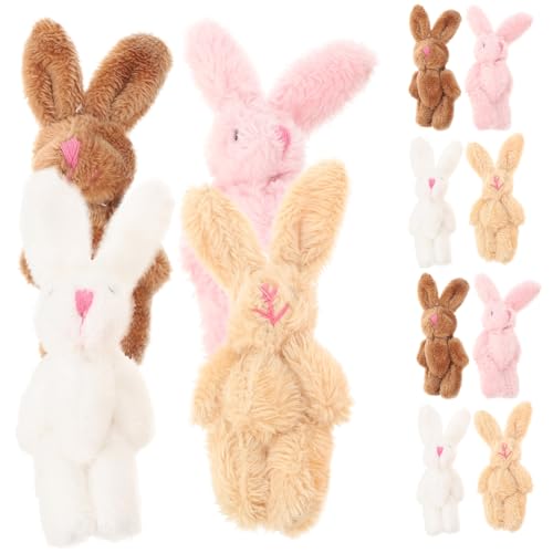 FELTECHELECTR 20 Stück Teiliges Plüsch Kaninchen Weiche DIY Bunny deko Bunte Stoffhasen in Rosa Braun Hellbraun und Weiß Kreatives Kuscheltier für Frühlings Geburtstagsgeschenk FELTECHELECTR 20 Stück Teiliges Plüsch Kaninchen Weiche DIY Bunny deko Bunte Stoffhasen in Rosa Braun Hellbraun und Weiß Kreatives Kuscheltier für Frühlings Geburtstagsgeschenk von FELTECHELECTR
