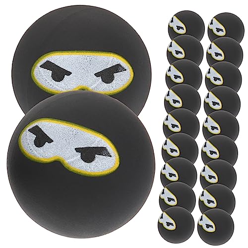 FELTECHELECTR 20St Ninja springender Ball hupfball für outdoor- für kindergeburtstags mitgebsel Hüpfbälle Hüpfball-Partygeschenke für Gummi Black von FELTECHELECTR