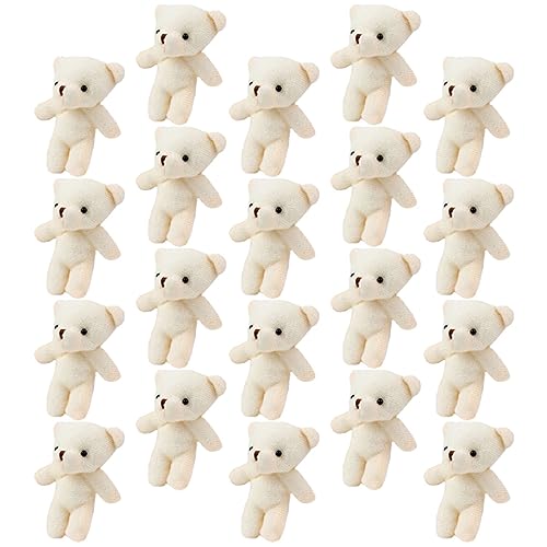 FELTECHELECTR 20St tragbare Bärenfiguren Multifunktionaler Bärenanhänger verschleißfeste Bärenfiguren Tiere kuschelbären beartic Plush multifunktionale Bärenfiguren Tragbarer Bärenanhänger Stoff von FELTECHELECTR