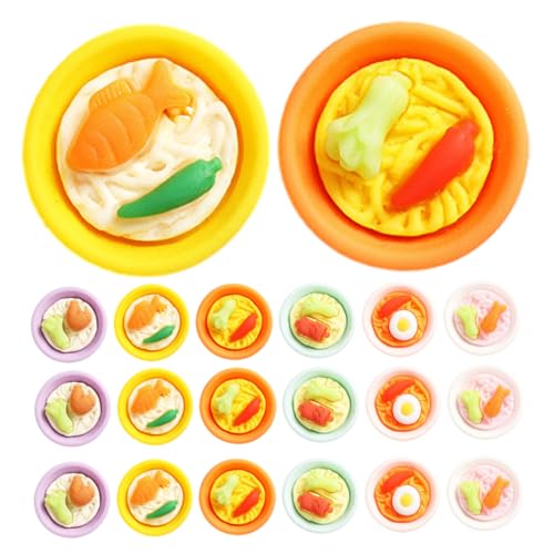 FELTECHELECTR 20st Simulierte Essbare Spielzeugnudeln Puppenhaus Mini- -food-dekor Mini-hauszubehör Mini-Nudeln Zur Präsentation Miniatur-puppenfutter Mini-food- -requisite Mini-essen Harz von FELTECHELECTR