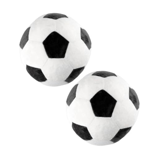 FELTECHELECTR 18CM Plüsch Fußball Stofftier Weiches Fußball Plüsch Kissen Dekoratives Fußball Kissen für Jungen und Mädchen von FELTECHELECTR