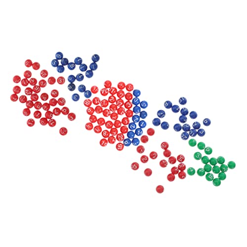 FELTECHELECTR 3 Packungen Ball Der Lotteriemaschine Partyspiel Bälle Requisiten Sphäre Partybälle Spiel Bunte Pong-bälle Mini-Pong-bälle Plastik Gewidmet Lotteriekugel von FELTECHELECTR